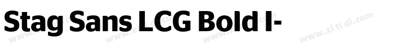 Stag Sans LCG Bold I字体转换 Stag Sans LCG Bold I字体转换